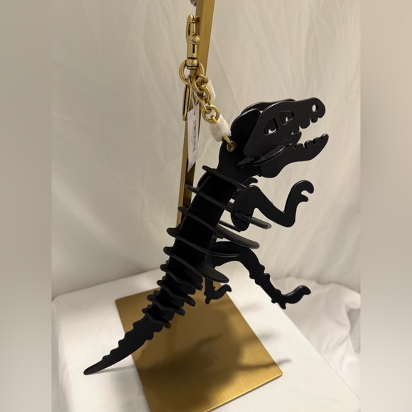 NWT Coach Large Rexy Skeleton Bag Charm CCE76 made with Glovetanned Leather - Picture 3 of 8